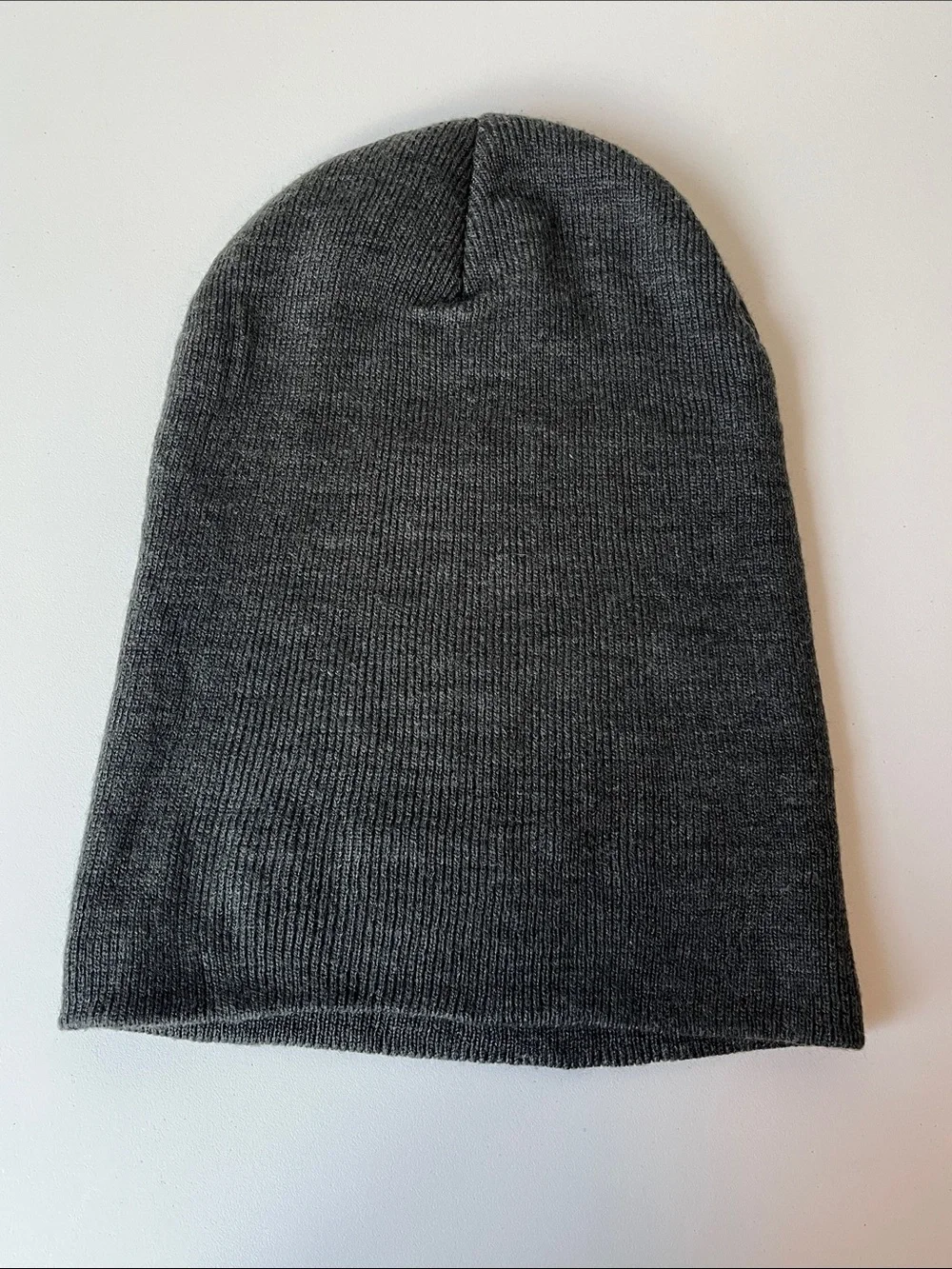 Carhartt Dark Gray Beanie with Gold Logo Patch